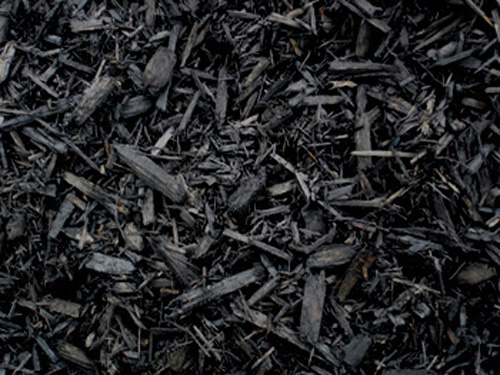 Deep Black mulch texture
